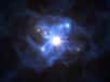 La découverte de trous noirs supermassifs, déjà de grandes tailles, dans les tous premiers milliards d'années de l'histoire de l'Univers observable était une énigme pour les cosmologistes. Mais un changement de paradigme pour la théorie de croissance des galaxies les abritant explique ce phénomène, et des observations en sa faveur se multiplient comme celles du quasar SDSS J103027.09+052455.0.