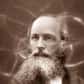 Physicien écossais (1831-1879).
James Clerk Maxwell
On lui doit d'importantes contributions en thermodynamique. Ses travaux théoriques en électromagnétisme ont eu une influence considérable sur la physique au XIXème siècle. Ils constituent une étape capitale du développement de la théorie ondulatoire de la lumière et ouvrirent de plus la voie, après les vérifications expérimentales de Hertz, au développement de la radio. 
Il s'intéressa à la théorie cinétique des gaz, reprenant, la notion de libre parcours due à Clausius, ainsi que l'hypothèse ergodique. Il donna la loi de répartition statistique des vitesses des particules composant un gaz en équilibre à une certaine température (loi de répartition de Maxwell-Boltzmann, 1860), en considérant que tout volume élémentaire contient un nombre constant de molécules et que celles-ci sont "indiscernables". 
Se rendant compte de l'identité de nature qui réunit les ondes optiques et électromagnétiques, il résuma en quatre équations différentielles, les équations de Maxwell, les lois de l'électromagnétisme. Celles-ci expriment la propagation à la vitesse de la lumière des ondes optiques, ainsi que des champs électrique ou magnétique. 
En électricité, il découvrit la magnétostriction et prédit l'existence de la pression de radiation. 
Il exposa une théorie de la trichromie (1855), décrivant la méthode de synthèse additive qui reconstitue une couleur grâce à trois couleurs fondamentales (le rouge, le vert, le bleu). La photographie couleur, à ses débuts utilisera ce principe. 
On peut le considérer comme un pionnier de l'énergétique, mais également de la cybernétique, car il introduisit l'un des premiers dispositifs à rétroaction.