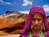 Jeune femme dans le désert du Thar - Inde