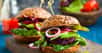 Pas de steak ni de cheddar dans un hamburger végétalien. © sarsmis, Shutterstock