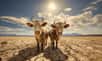 Il y a 1,7 milliard de bovins sur Terre et ils émettent à eux seuls 9 à 10 % de l’ensemble des gaz à effet de serre d’origine humaine. © mozZz, Adobe Stock