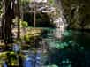 Gran Cenote est une des entrées de Sac Actun, le plus vaste réseaux de cavernes submergées du monde, localisé au Mexique. © Ken Thomas, Wikimedia Commons
