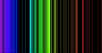 Le spectre d’émission du fer est constitué de nombreuses raies. © nilda, Wikipedia, DP