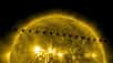 Le 5 et 6 juin 2012, Vénus passait devant le Soleil. Le satellite SDO a suivi ce rare événement, qui ne se reproduira pas avant un siècle. © Nasa, SDO, AIA