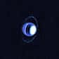 Image composite de l’atmosphère d’Uranus et de ses anneaux dans les longueurs d’onde radio millimétriques prise par le radiotélescope géant Alma en décembre 2017, dévoilant la chaleur (certes faible) émise par les anneaux de la géante de glaces. C'est une observation sans précédent. © Alma (ESO/NAOJ/NRAO); Edward M. Molter et Imke de Pater
