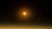 Une protoplanète est en train de se former autour d’une jeune étoile, à 370 années-lumière de la Terre. Et, grande première, l’instrument Sphere, qui équipe le télescope géant VLT, au Chili, a réussi à en fournir des images, en juillet 2018. Elles montrent la planète creusant un sillon dans un nuage de gaz et de poussière. Des images d’artiste, illustrant ce que pourrait être sa surface, ont été ajoutées.