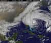 L'ouragan Sandy, né dans les Caraïbes, s'est propagé jusqu'au nord-est des États-Unis et devrait mourir au Québec. L'animation de la trajectoire de Sandy est réalisée à partir des données satellite issues du projet Goes de la Nasa. © Nasa