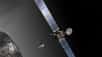 Ce film provient de l’interpolation d’images capturées par la camera Rolis, située directement sous Philae, le rover accompagnant la sonde Rosetta. Après un voyage de plus de 10 ans, l’atterrisseur a pu se poser sur la comète Tchouri en novembre dernier. Voici les images capturées lors de la descente.