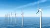 Éolienne offshore : images d’usines, mise en place, infrastructures portuaires et éoliennes en fonctionnement (champ d’éolienne Alpha Ventus, Mer du Nord, Allemagne). © Areva