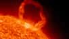 Éruption solaire du 27 janvier 2012 capturée par SDO (Solar Dynamics Observatory / NASA). © Nasa