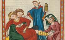 Meister des Codex Manesse (Grundstockmaler), Université de Heidelberg, Wikimedia Commons, Domaine public