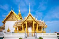 Le Grand Palais royal de Bangkok, ancienne résidence royale du monarque de Thaïlande. © coward_lion, Adobe Stock