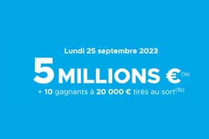 Tirage du lundi 25 septembre © FDJ