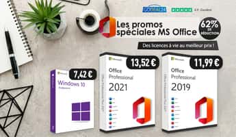 Profitez d’une clé Office 2019 pour 11,99€ et de la licence Windows la moins chère chez Godeal24 !
