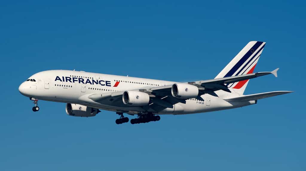 Un Airbus A380 d'Air France. © BriYYZ, Flickr, Licence Creative Commons (by-nc-sa 2.0)