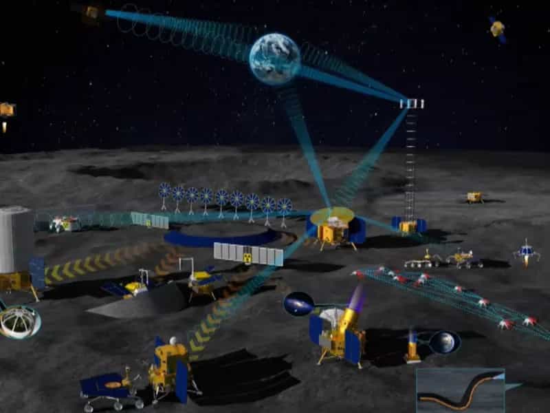 Dans le programme lunaire chinois, il est souvent question d'utiliser un segment orbital autour de la Lune en soutien des opérations au sol. DRO A et B devaient servir de démonstrateurs. © CASC, CNSA 