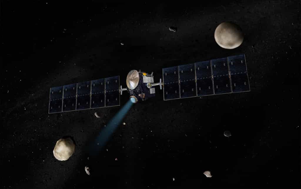 De son lancement en septembre 2007 à la fin de sa mission en novembre 2018, la sonde Dawn aura parcouru quelque 6,9 milliards de kilomètres. © Nasa, JPL