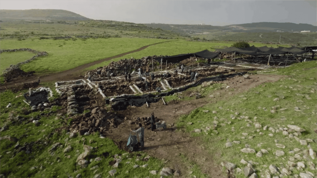 Une ferme en Galilée a été abandonnée à la hâte par ses mystérieux occupants il y a plus de deux millénaires. © Emil Aladjem, Israel Antiquities Authority