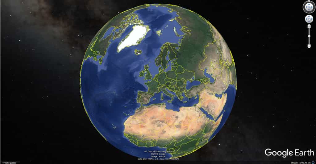 Google Earth fournit une image complète de la Terre. L'outil Earth Engine en offre 33, une pour chaque année entre 1984 et 2016. © Google