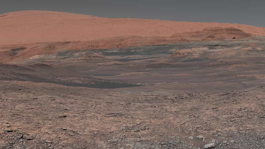 Le mont Sharp photographié par Curiosity. © Nasa, JPL-Caltech, MSSS
