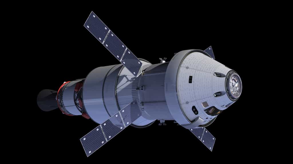 Le véhicule Orion de la Nasa qui sera utilisé pour des voyages à destination de la Lune, voire Mars. © Nasa