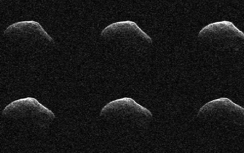 Images radar de P/2016 BA14, obtenues le 23 mars 2016, lorsque le noyau de la comète était à 3,6 millions de kilomètres de la Terre. © Nasa, JPL-Caltech, GSSR