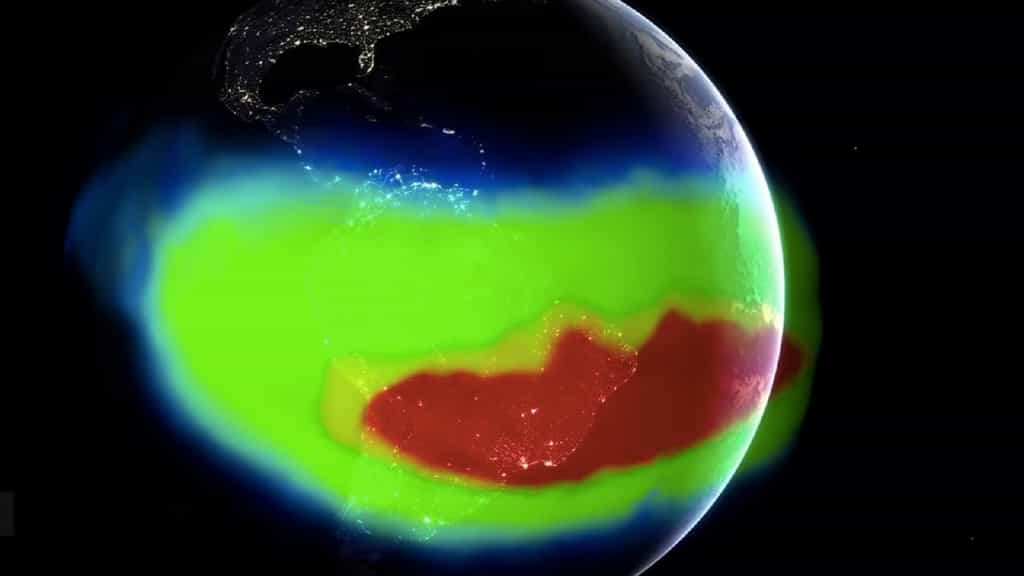 L'Anomalie atlantique sud, un phénomène magnétique qui questionne les scientifiques © Nasa