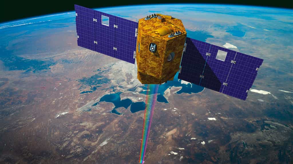  Venμs est un satellite franco-israélien conçu pour observer la Terre. Il a été construit par l’Agence spatiale israélienne tandis que le Cnes a fourni l’unique instrument du satellite et le centre de traitement et de distribution des images. © Cnes