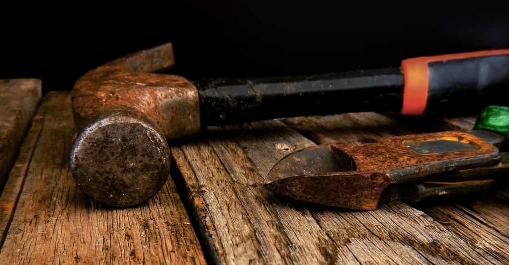 Quand de la rouille apparaît sur des outils, il est possible de l’enlever avec quelques astuces et un peu d’huile de coude. © Lernestorod, Pixabay, CC0 Creative Commons