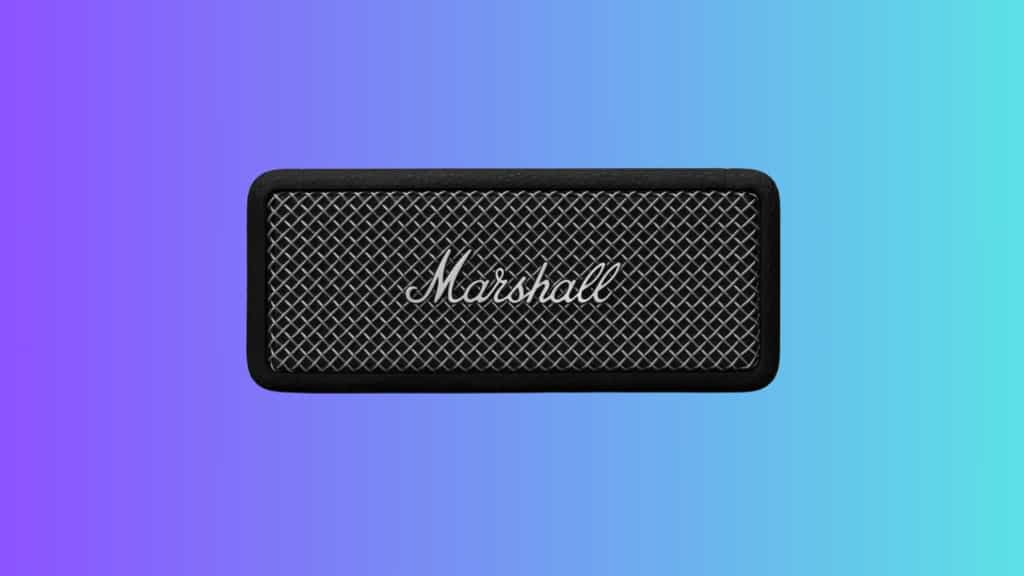 Marshall Emberton II : -39 % sur cette enceinte portable Bluetooth © Cdiscount