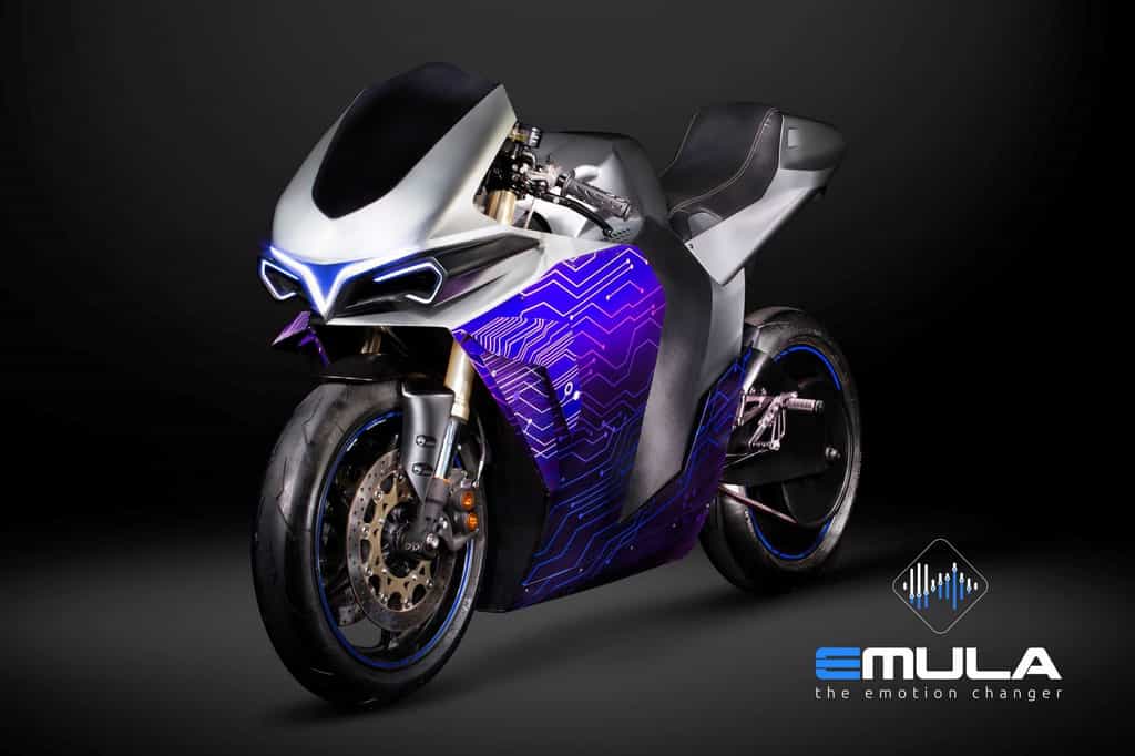 La moto électrique Emula de 2electron est un concept qui n’a pas vocation à être commercialisé. © 2electron