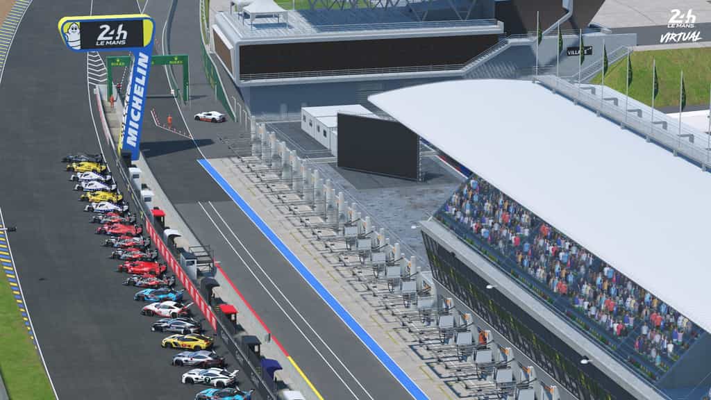 La 88e édition des 24 Heures du Mans en version virtuelles (13-14 juin) verra s’affronter sur simulateur des pilotes de courses professionnels et des champions esports. © Les 24 Heures du Mans