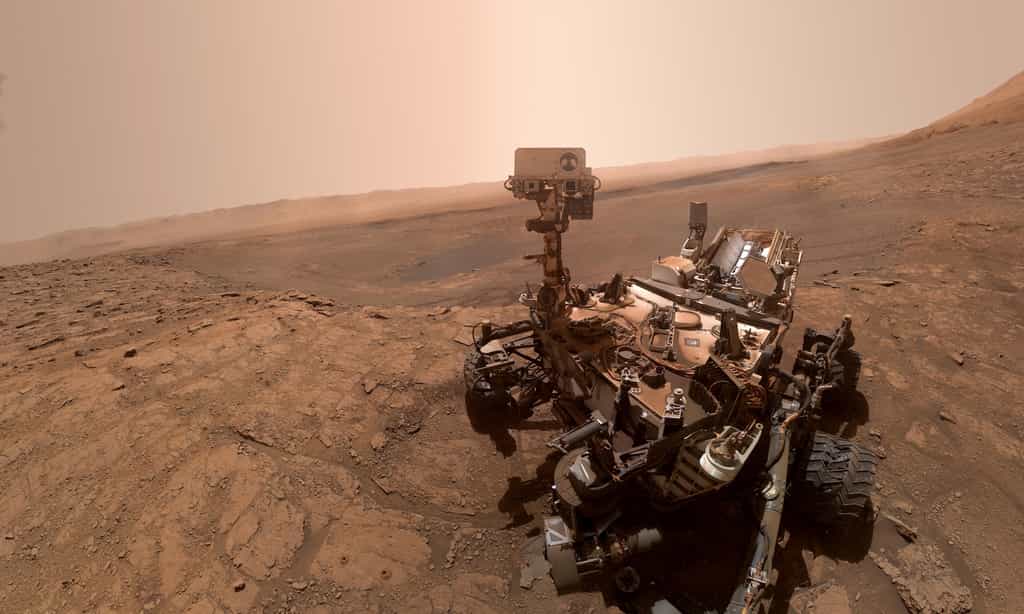 Un des nombreux « selfies » pris par Curiosiy depuis la planète Mars.  © Nasa, JPL-Caltech, MSSS