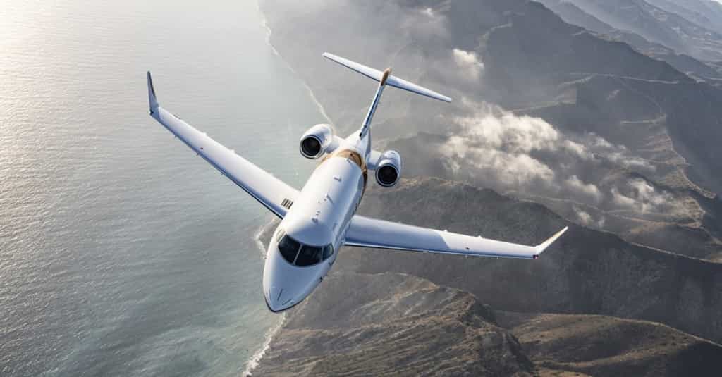 Le Challenger 350 de Bombardier fait partie des premiers modèles compatibles avec Starlink Aviation. © Bombardier