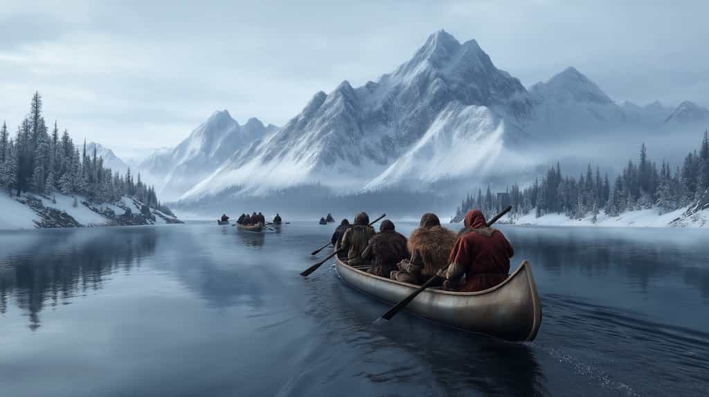 Il y a plus de 5 000 ans, des chasseurs-cueilleurs ont réalisé des peintures sur les falaises bordant certains lacs en Finlande. On sait désormais pourquoi ils ont choisi ces sites. © Samvel, Adobe Stock