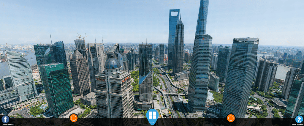 Une société chinoise appelée Big Pixel a créé une photographie panoramique de la ville de Shanghaï avec une résolution de 195 gigapixels. © Big Pixel
