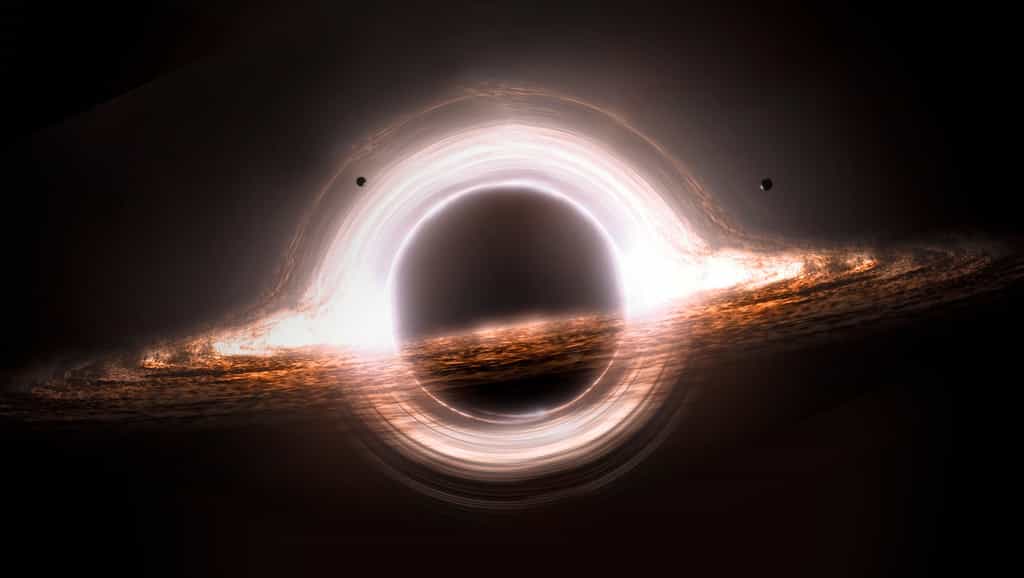 Illustration d'un trou noir. © Jairo, Adobe Stock