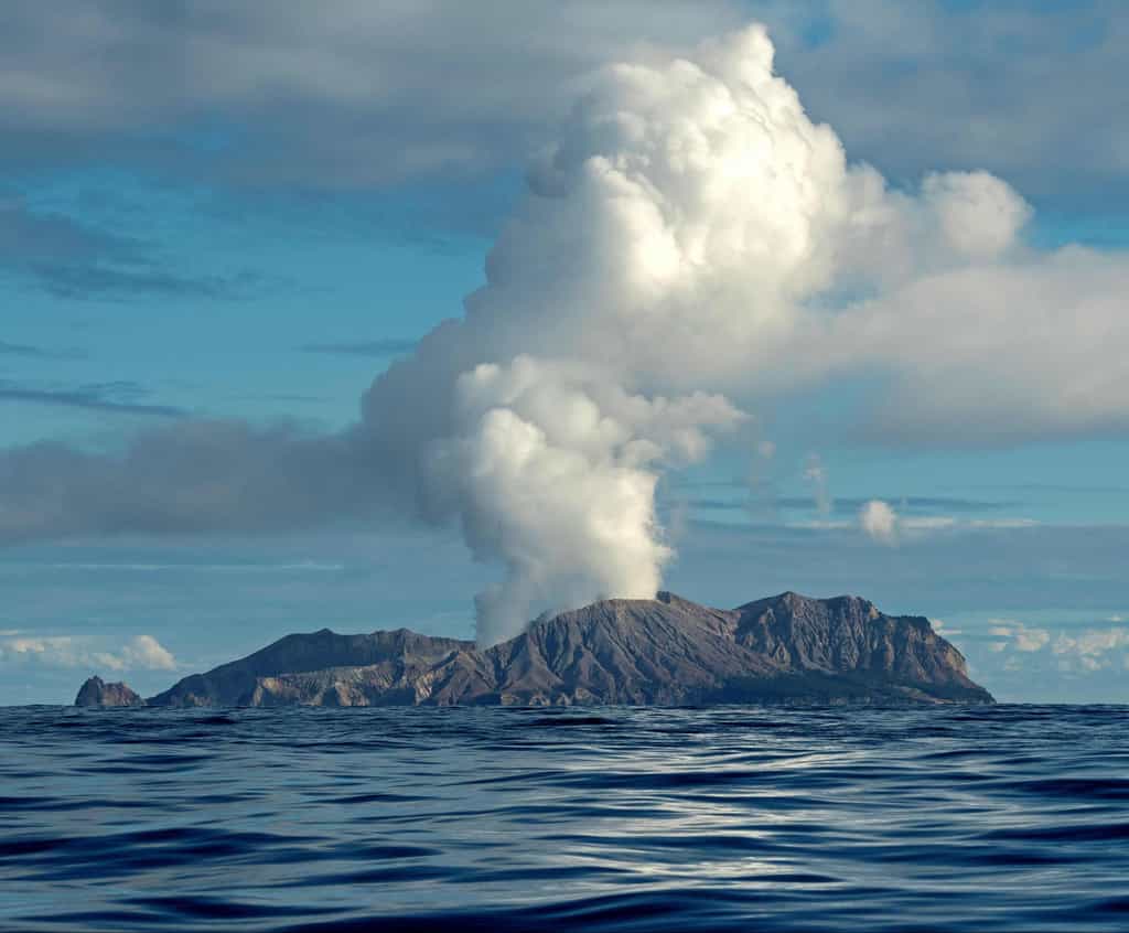 Le volcan de White Island est réputé actif. © AFP, Courtesy of Chris Firkin