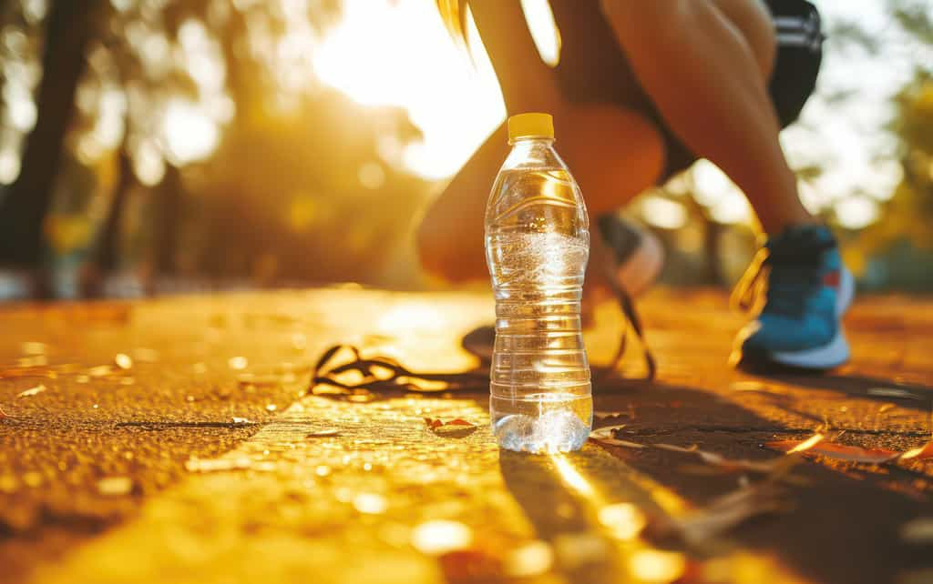 Des millions de bouteilles en plastique vont être distribuées pendant les Jeux olympiques 2024. © Nattadesh, Adobe Stock