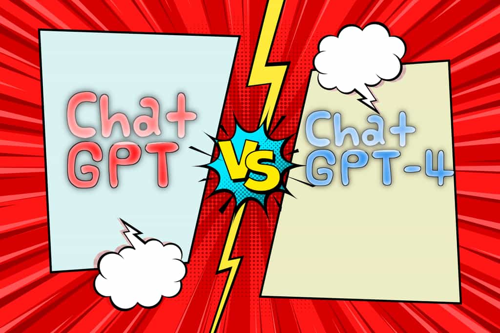 Quelles sont les performances comparées de ChatGPT et de la nouvelle version, payante, basée sur GPT-4 ? © 32 pixels, Adobe Stock
