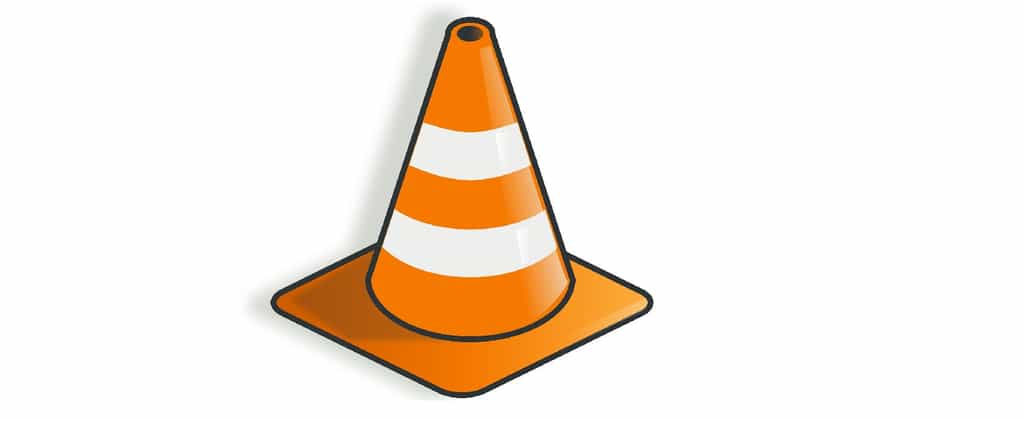 Le cône de chantier, logo emblématique de VLC Media Player. © Pixabay.com