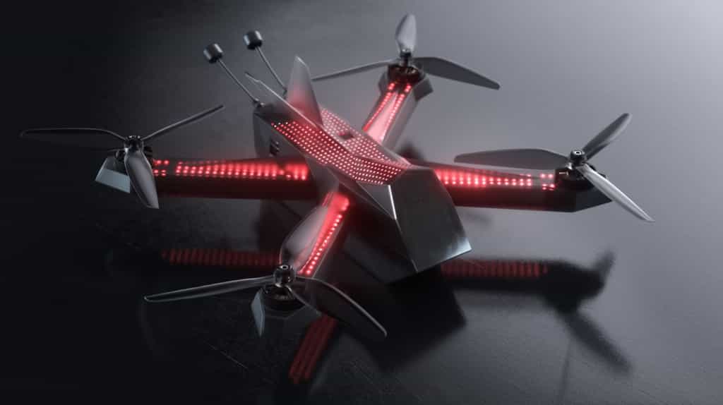 La Drone Racing League s'attend à ce que les drones autonomes soient plus rapides que ceux pilotés par des humains dès 2023. © DRL