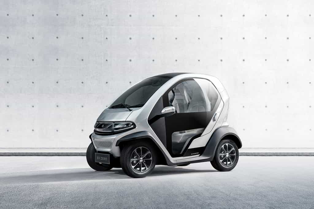 L’Eli Zero est un peu moins longue que la Citroën Ami. © Eli Electric Vehicles