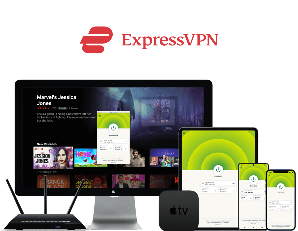 Utilisez ExpressVPN sur tous vos appareils ! © ExpressVPN
