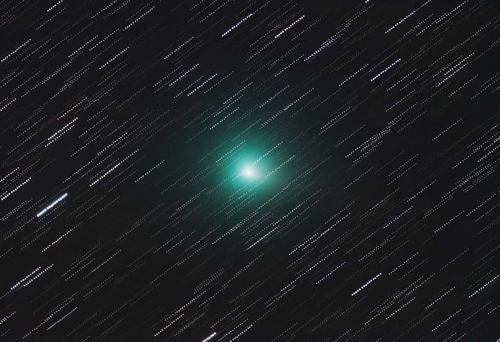 La comète 41P/Tuttle-Giacobini–Kresak photographiée le 27 mars 2017 peu avant son passage au plus proche de la Terre. © Gábor Szendrői, Spaceweather