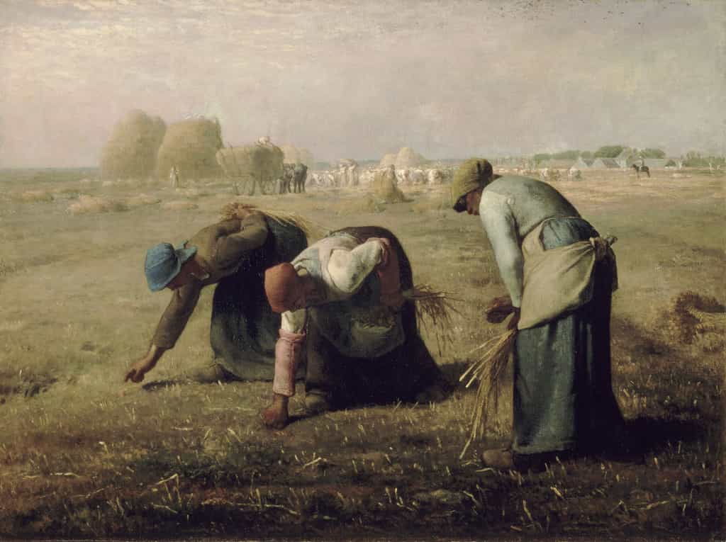 Tableau « Les glaneuses » de Jean-François Millet, 1857. Musée d'Orsay, Paris. © Wikimedia Commons, domaine public