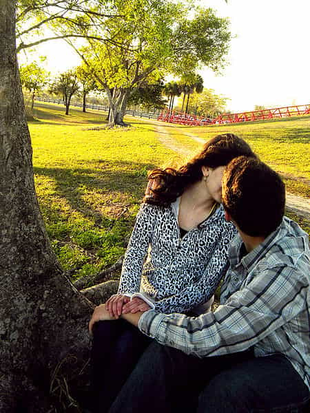 Le baiser, un échange de bactéries. © Michelle Ararat, flickr, cc by 2.0