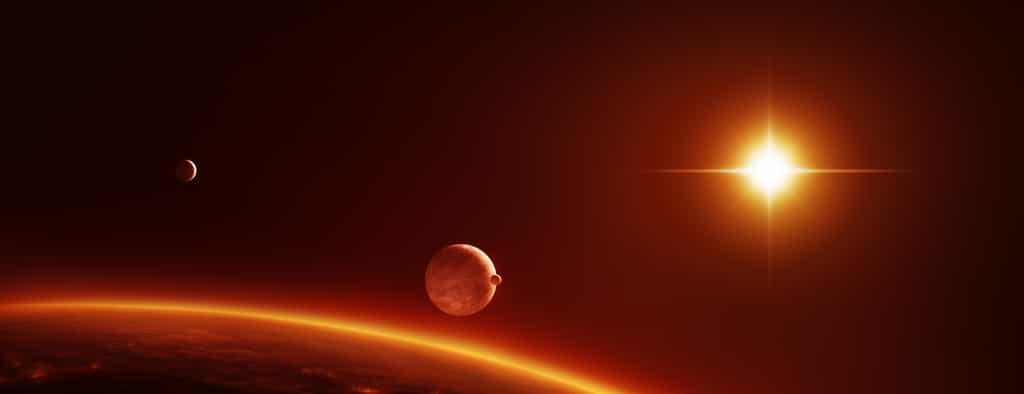 Est-ce que Mars serait habitable si elle était à la place de Vénus ? Et vice versa. © Inga Nielsen, fotolia