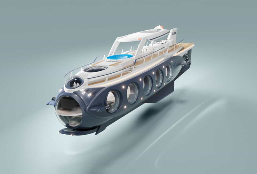 Mi-yatch mi-sous-marin, le Nautilus permet de se mettre dans la peau de Nemo. © U-Boat Worx