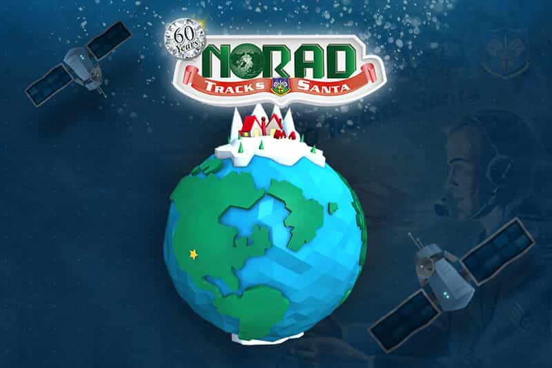 Depuis 1955, tous les 24 décembre, le programme Norad Tracks Santa suit le père Noël dans sa tournée. © DP